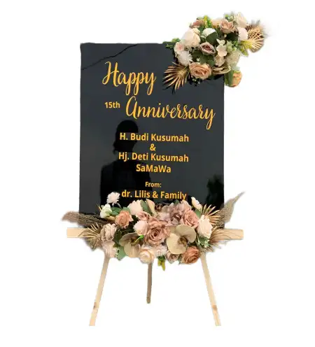 Papan Bunga Akrilik Kunciran