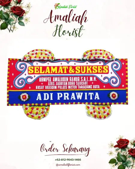 Papan Bunga Ucapan Selamat Kunciran